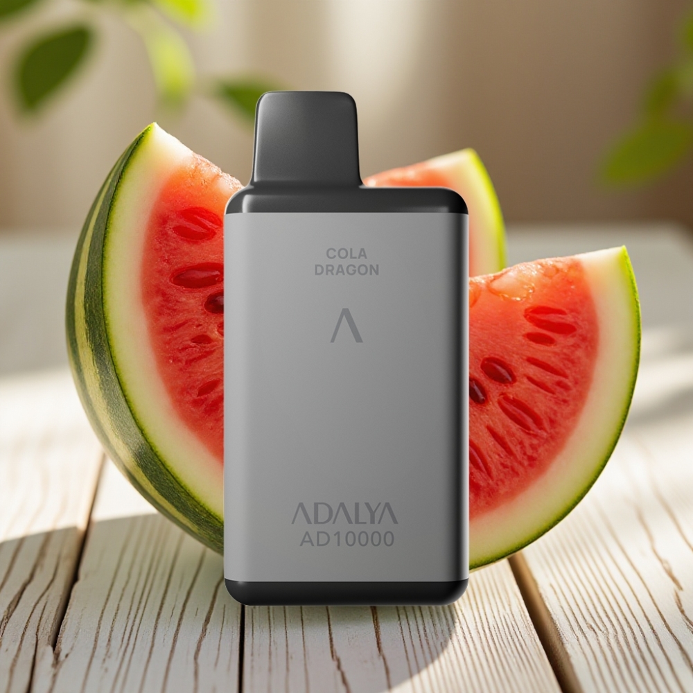 Adalya AD 10000 Puffs Disposable Vape Καρπούζι Πάγος Space Gray