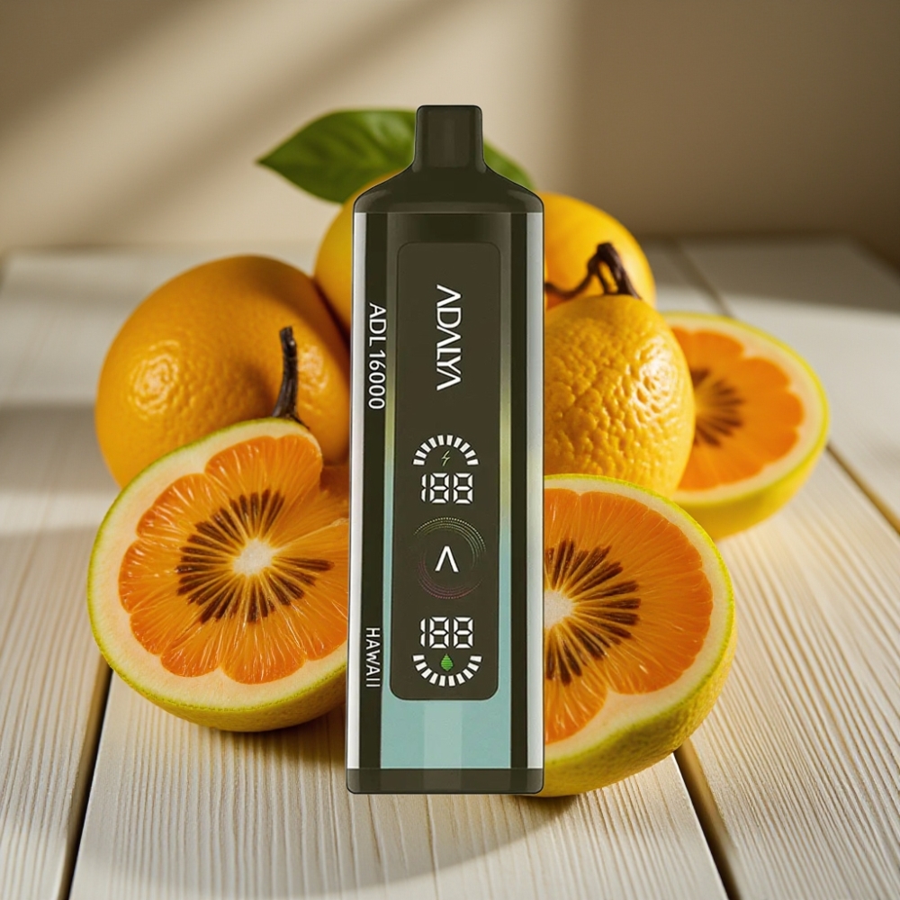Adalya ADL 16000 PRO Puffs Disposable Vape Χαβάη με Ψηφιακή Οθόνη