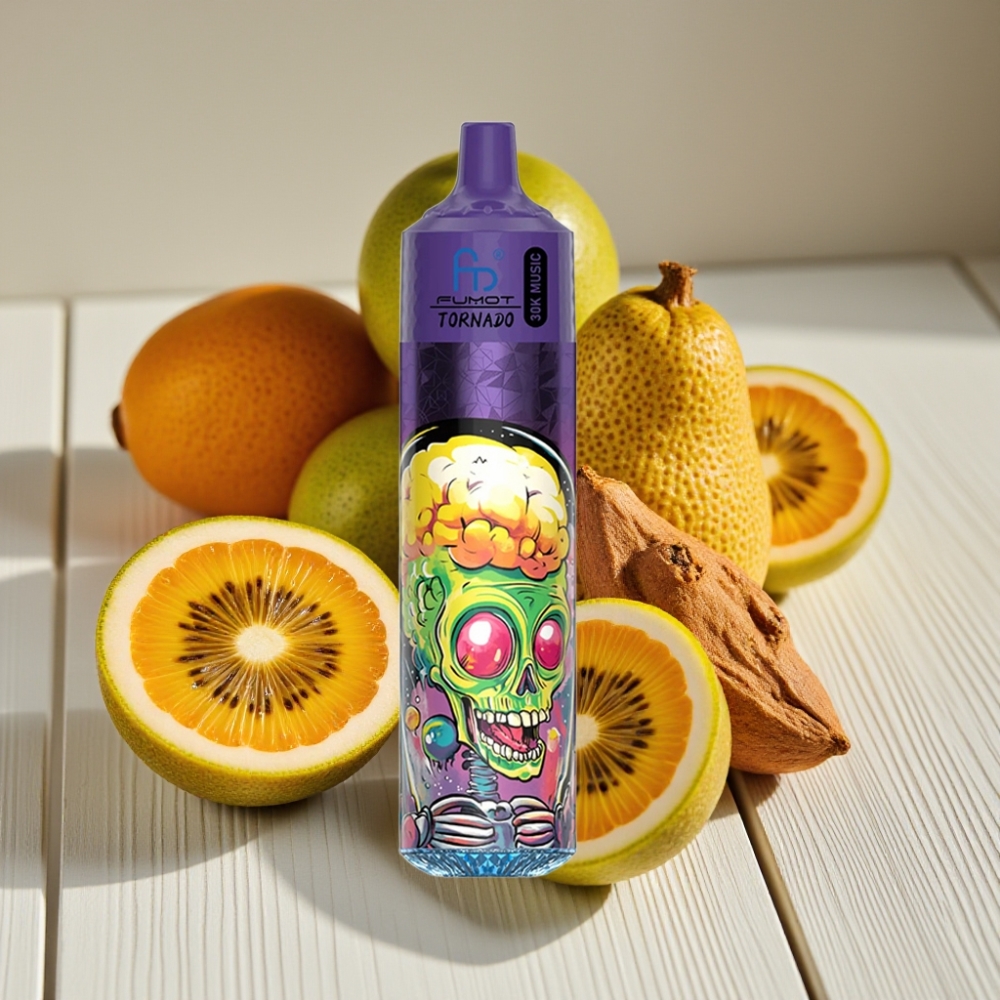 Fumot RandM Tornado 30000 Puffs Ακτίνιδι Πάσιφρουτ Γκουάβα 30mL 5%
