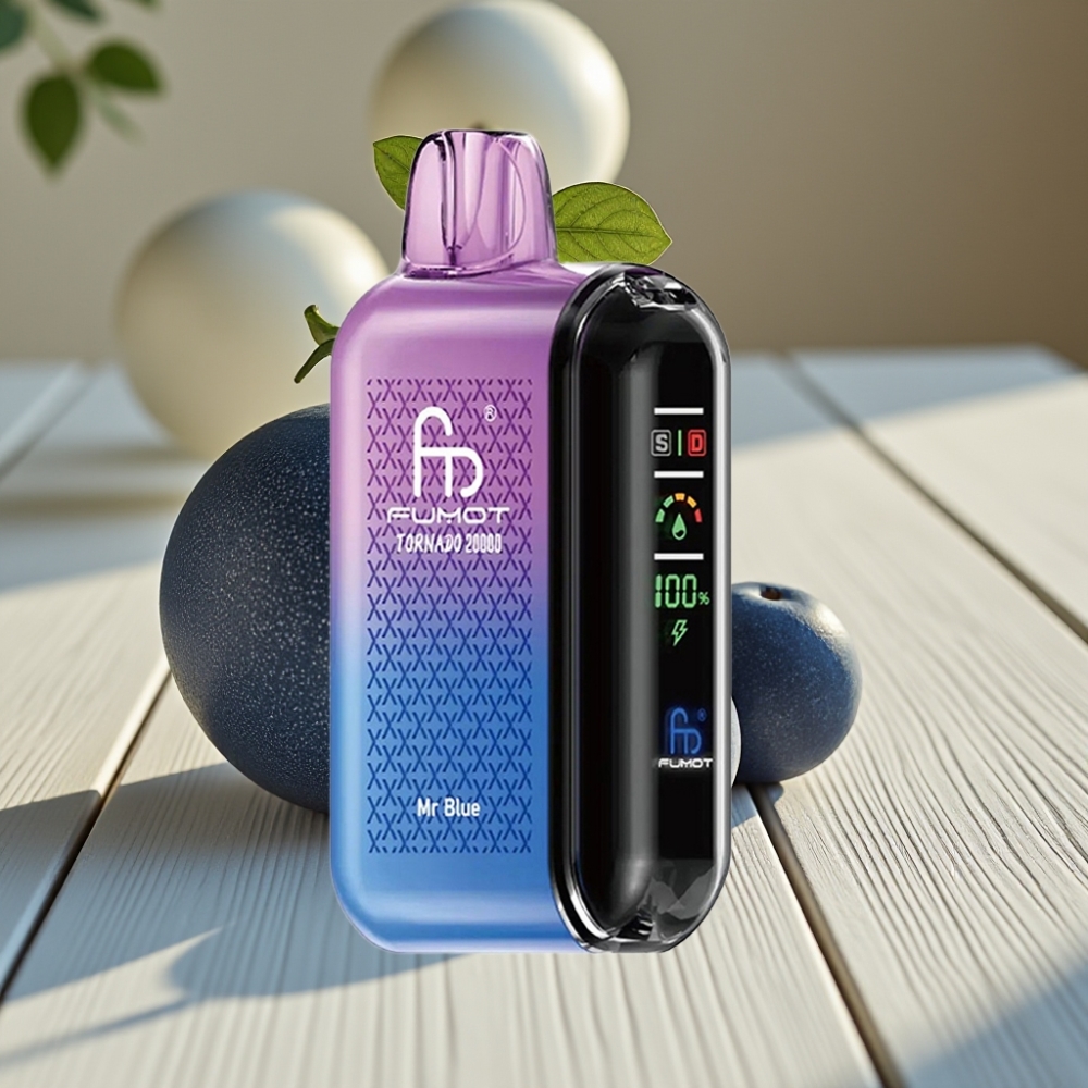 Fumot Tornado 20000 Puffs vape distributor Greece Αδιάσπαστη Vape Κυανός