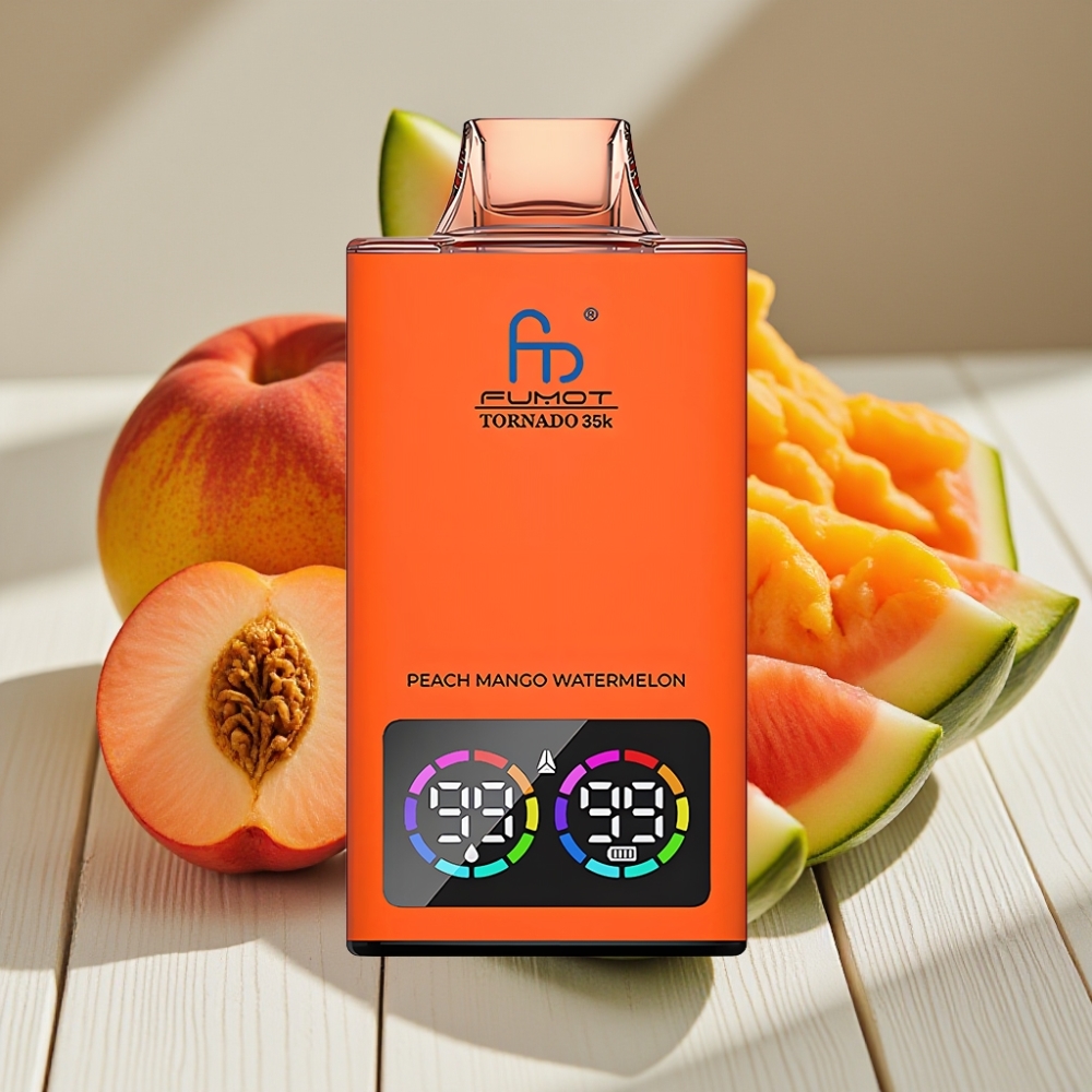 Fumot Tornado 35K Disposable Vape Ρόδινο Μάνγκο Καρπούζι