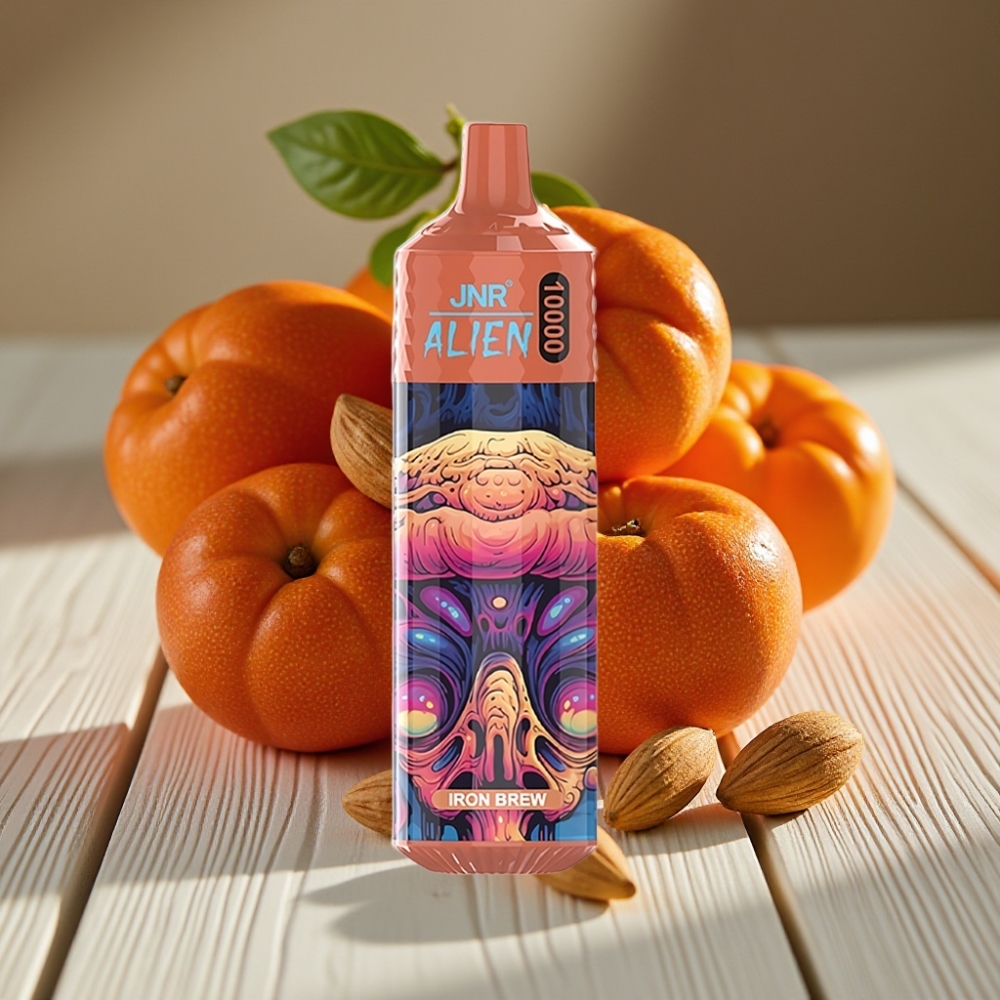 JNR Alien 10000 Puffs Απορρυπαντικό Ατμού Σιδήρου Ζύθου με 850mAh και Type-C