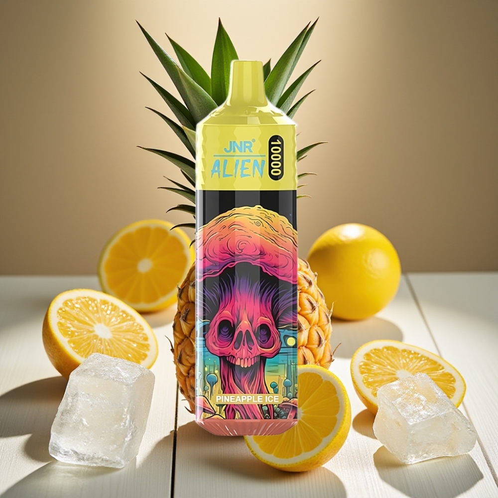 JNR Alien 10000 Puffs vape distributor Greece Αναψυκτικό Ανανά Πάγου