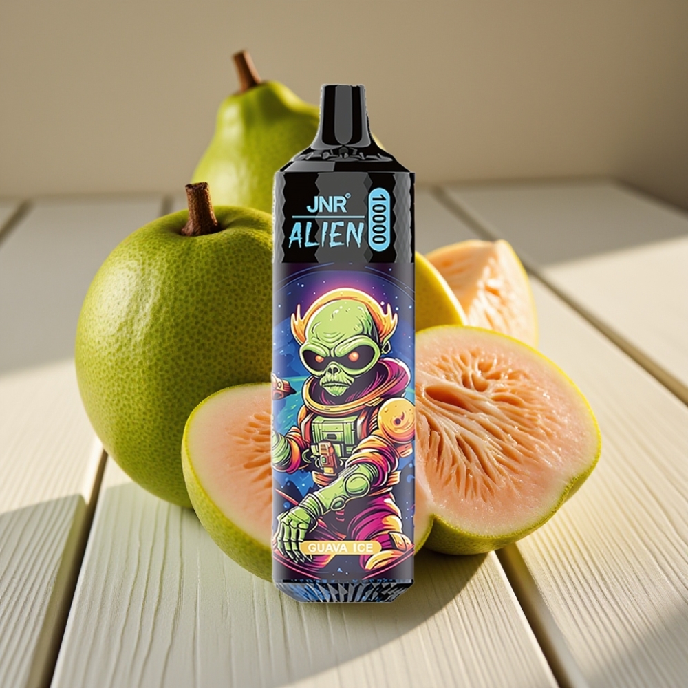 JNR Alien 10000 Puffs vape distributor Greece Αναπαλώμενο Vape Γκουάβα πάγος