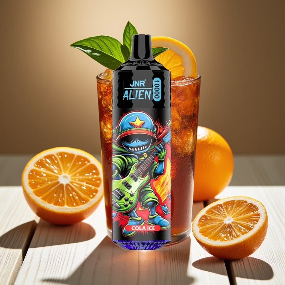 JNR Alien 10000 Puffs vape distributor Greece Απορριπτέο Vape Κόλα Πάγος 850mAh