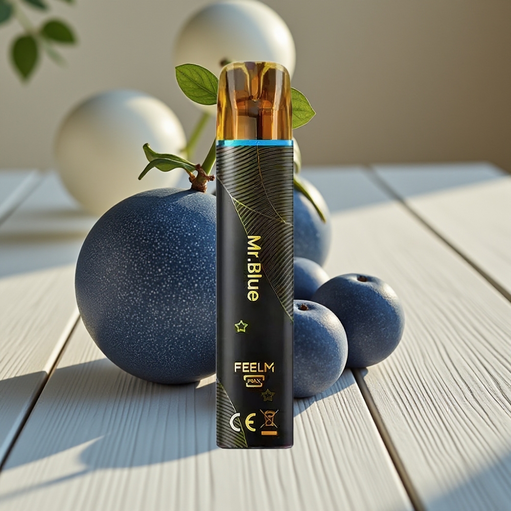 JNR Black&Golden 600+200 Puffs vape distributor Greece Disposable Vape Κυανός