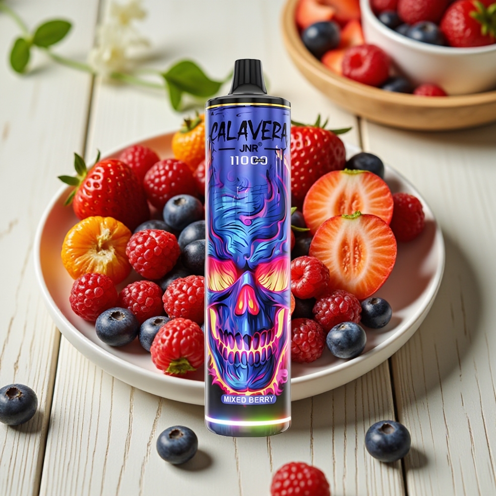 JNR Calavera 11000 Puffs Disposable Vape Μίκτο Μούρο με 850 mAh και 21ml