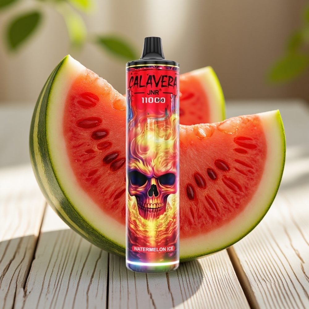 JNR Calavera 11000 Puffs Disposable Vape Καρπούζι Πάγος με Type-C & 850mAh