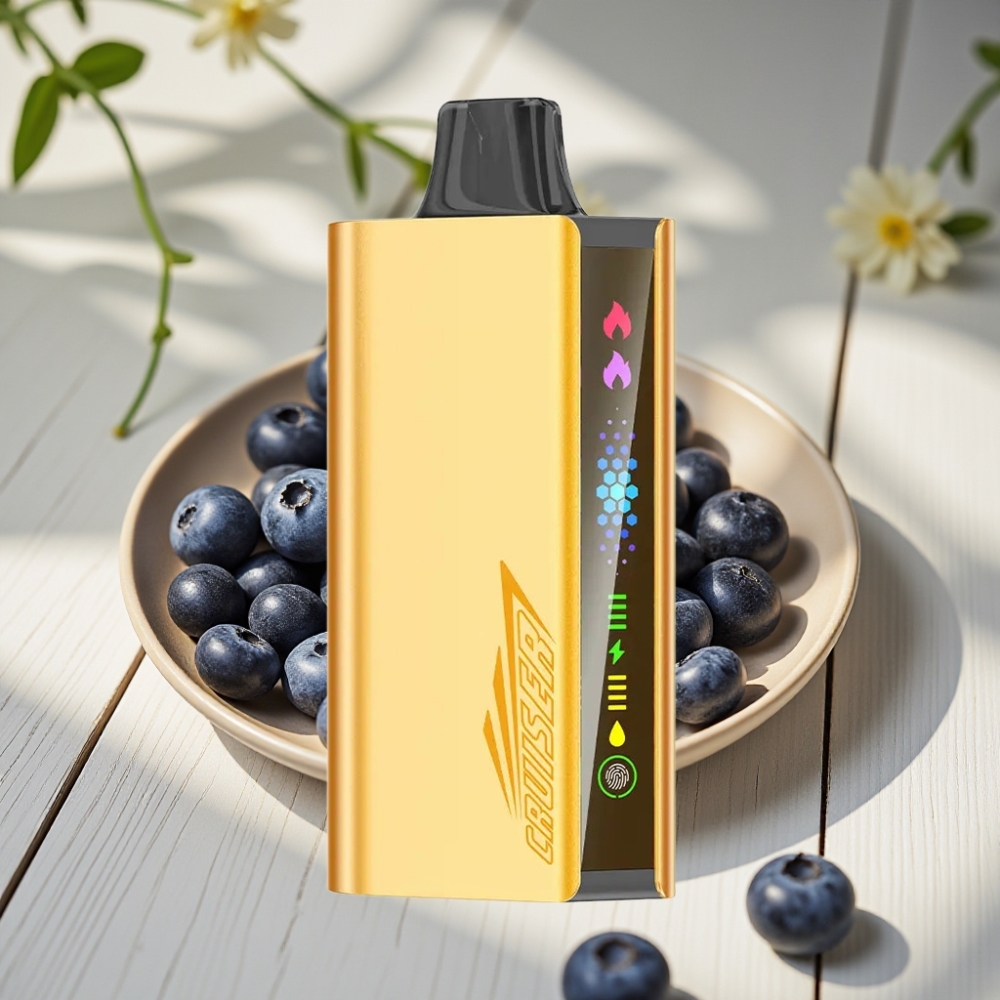 JNR Cruiser 12000 Puffs No-Charge Disposable Vape Μπλε Βατόμουρο