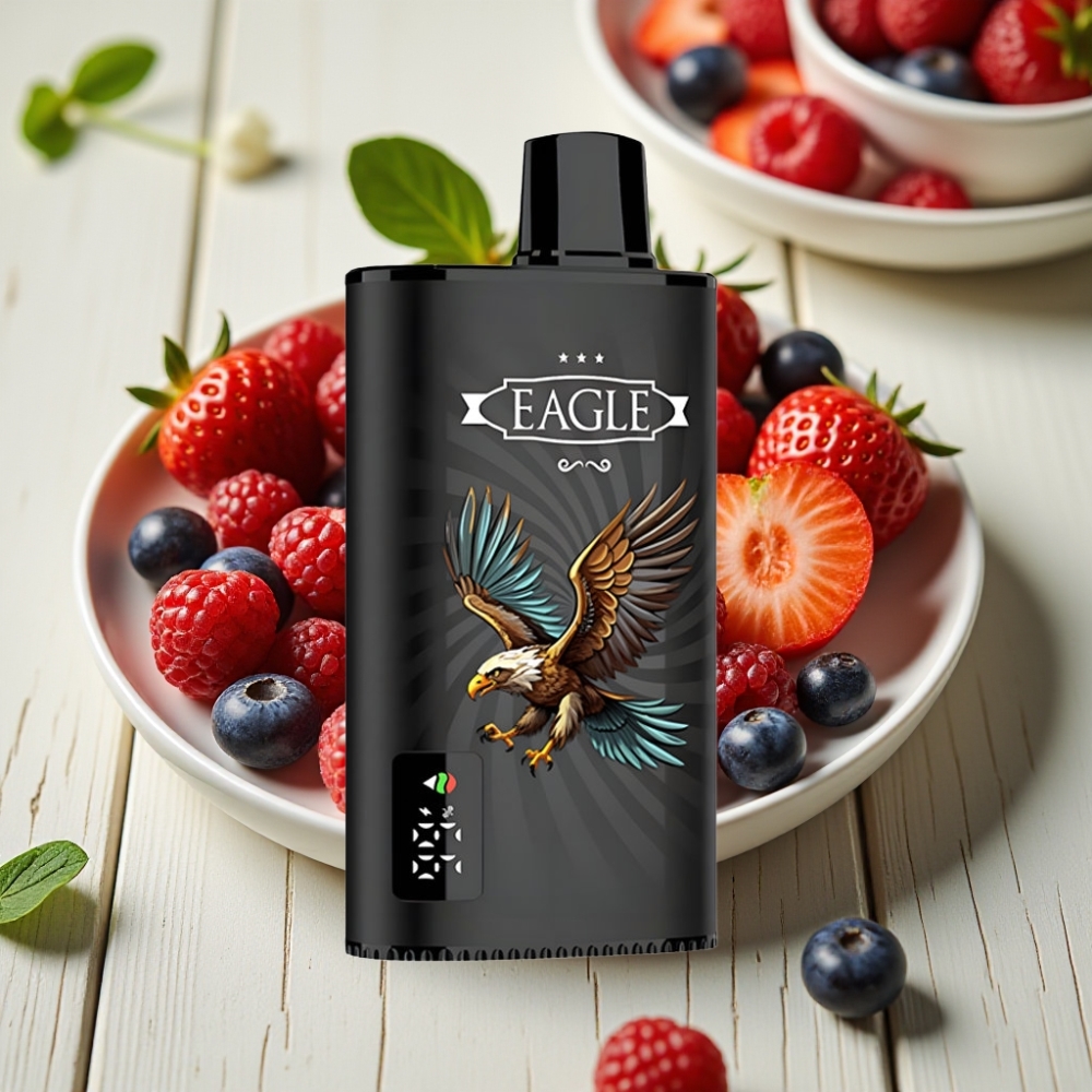 JNR EAGLE Smart 23000 Puffs Disposable Vape Μικτά Μούρα με Ψηφιακή Οθόνη & 1.0ohm Mesh Coil