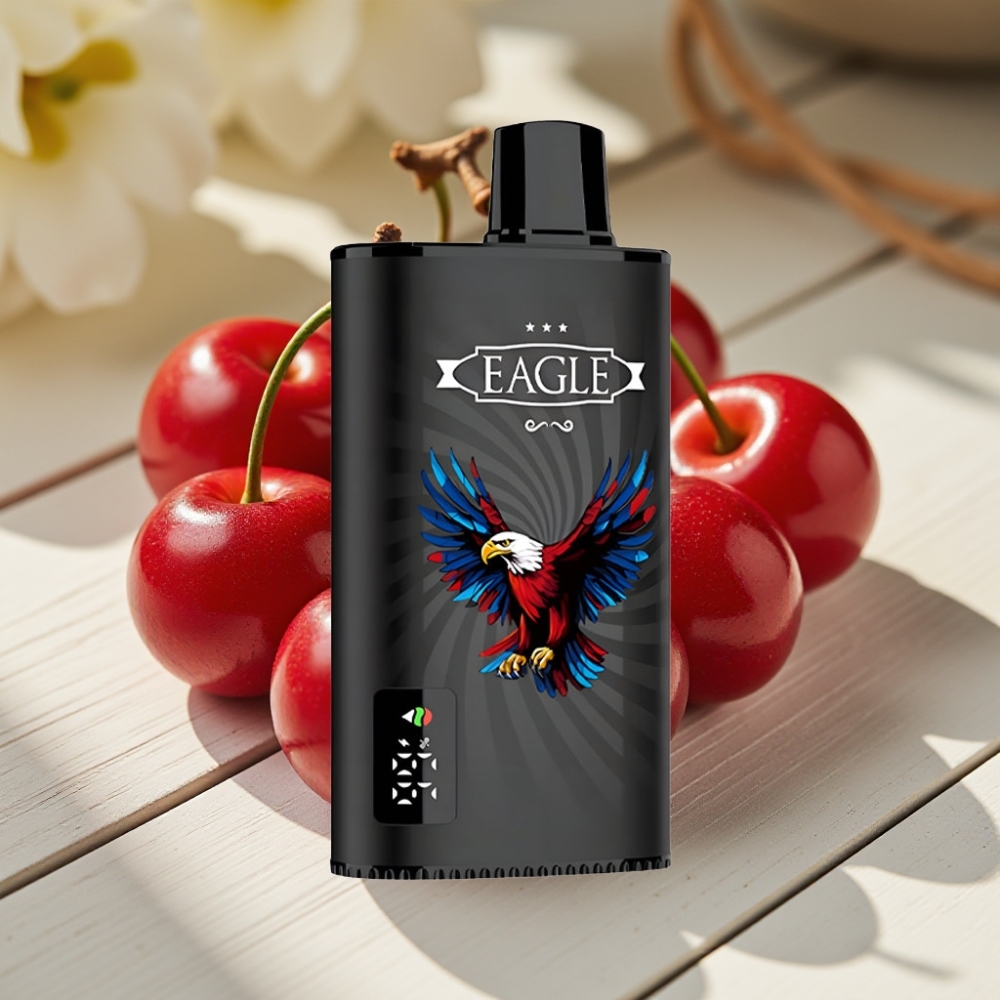 JNR EAGLE Smart 23000 Puffs Disposable Vape Κερασό-Κόλα με Ψηφιακή Οθόνη & 750mAh