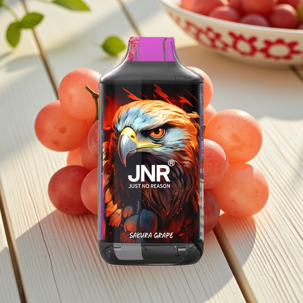 JNR Falcon 16000 Puffs Απορριπτέο Vape Σακούρα Σταφύλι 850 mAh Dual Mesh Coil