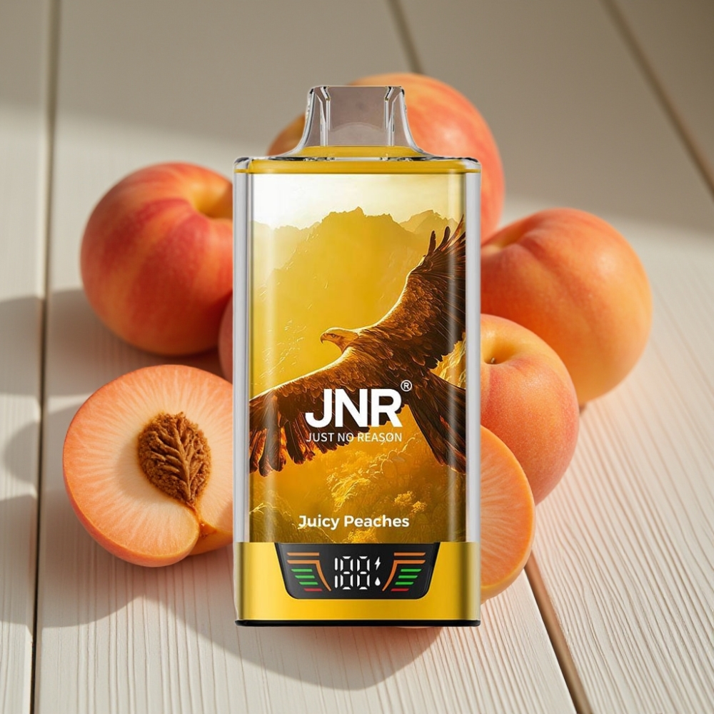 JNR Falcon Pro 28000 Disposable Vape Ζουμερά Ροδάκινα με 28000 Puffs και 30ml