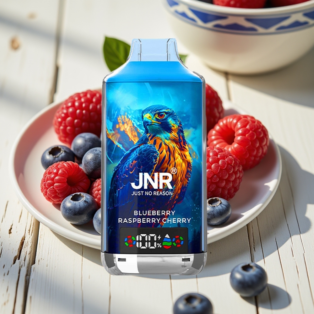 JNR Falcon X 18000 Puffs vape distributor Greece Αχλάδι Βατόμουρο Κεράσι 24ml 750mAh