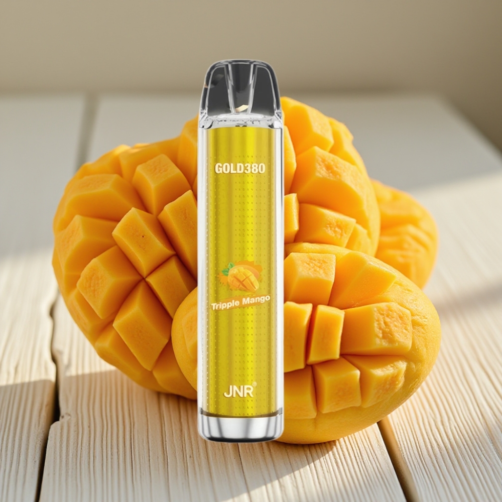 JNR Gold380 6000 Πνοές Disposable Vape Τριπλό Μάνγο 1500mAh