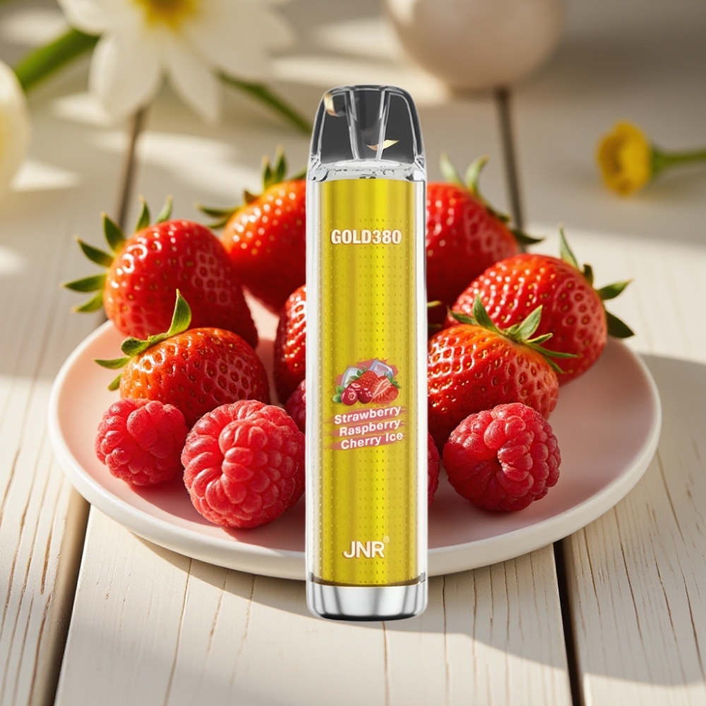 JNR Gold380 6000 Puffs Disposable Vape Φράουλα Βατόμουρο 13ml 1.0ohm