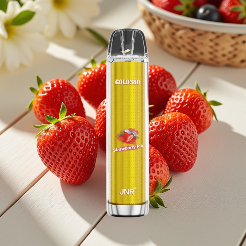 JNR Gold380 6000 Puffs Απορριπτόμενο Vape Φράουλα Πάγος 1500mAh