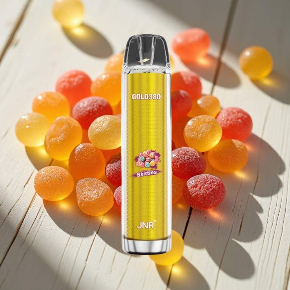 JNR Gold380 6000 Puffs vape distributor Greece Disposable Vape Σκίτλς 1500mAh