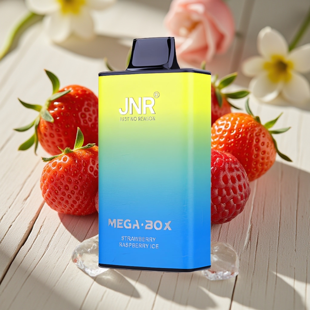 JNR Mega Box 25000 Puffs Disposable Vape Φράουλα Βατόμουρο Πάγος με 30ml E-liquid & 850mAh