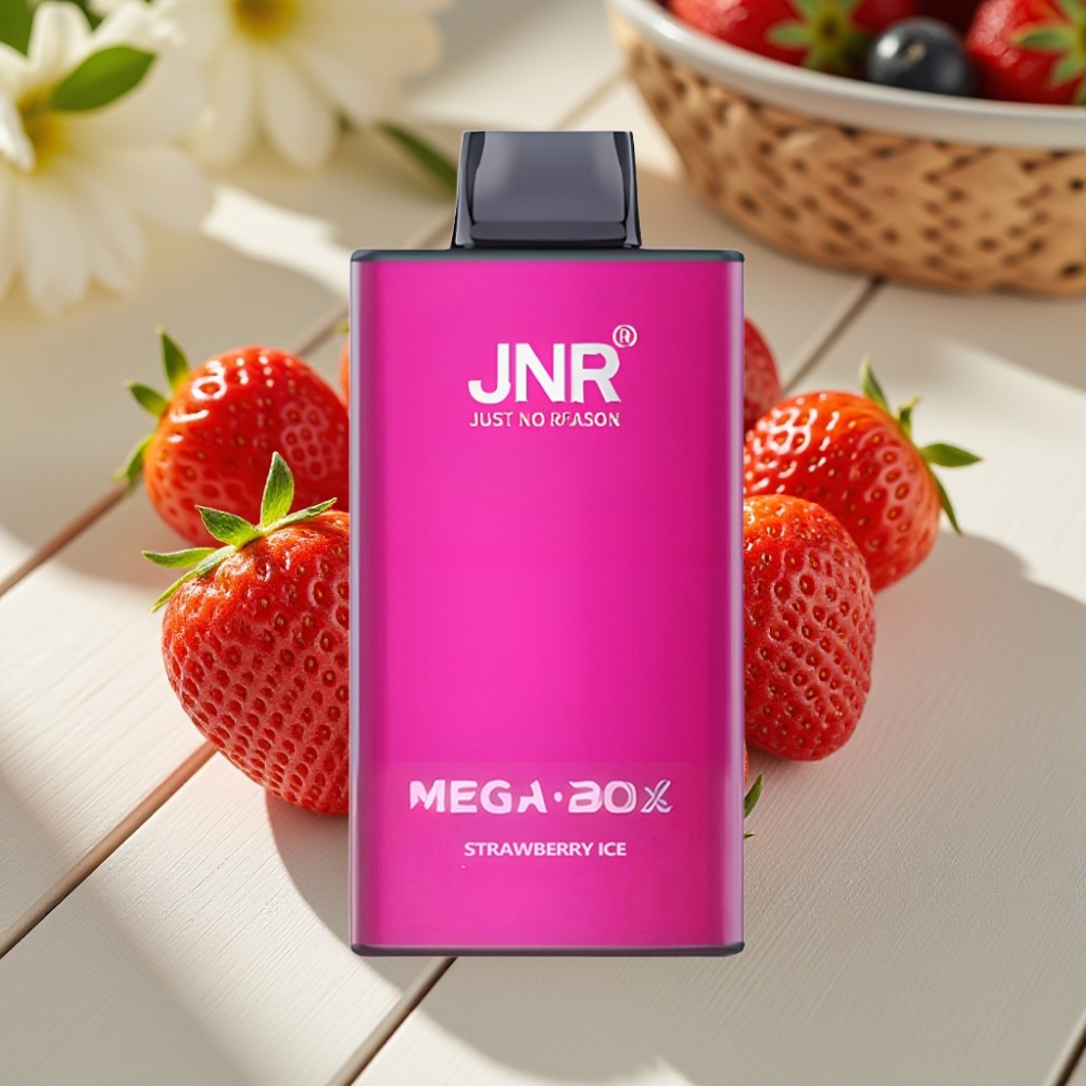 JNR Mega Box 25000 Puffs vape distributor Greece Αναψυκτικό Φράουλα