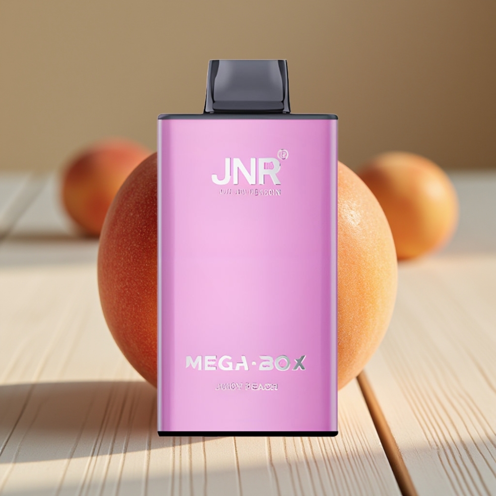 JNR Mega Box 25000 Puffs vape distributor Greece Disposable Vape Ζουμερό Ροδάκινο