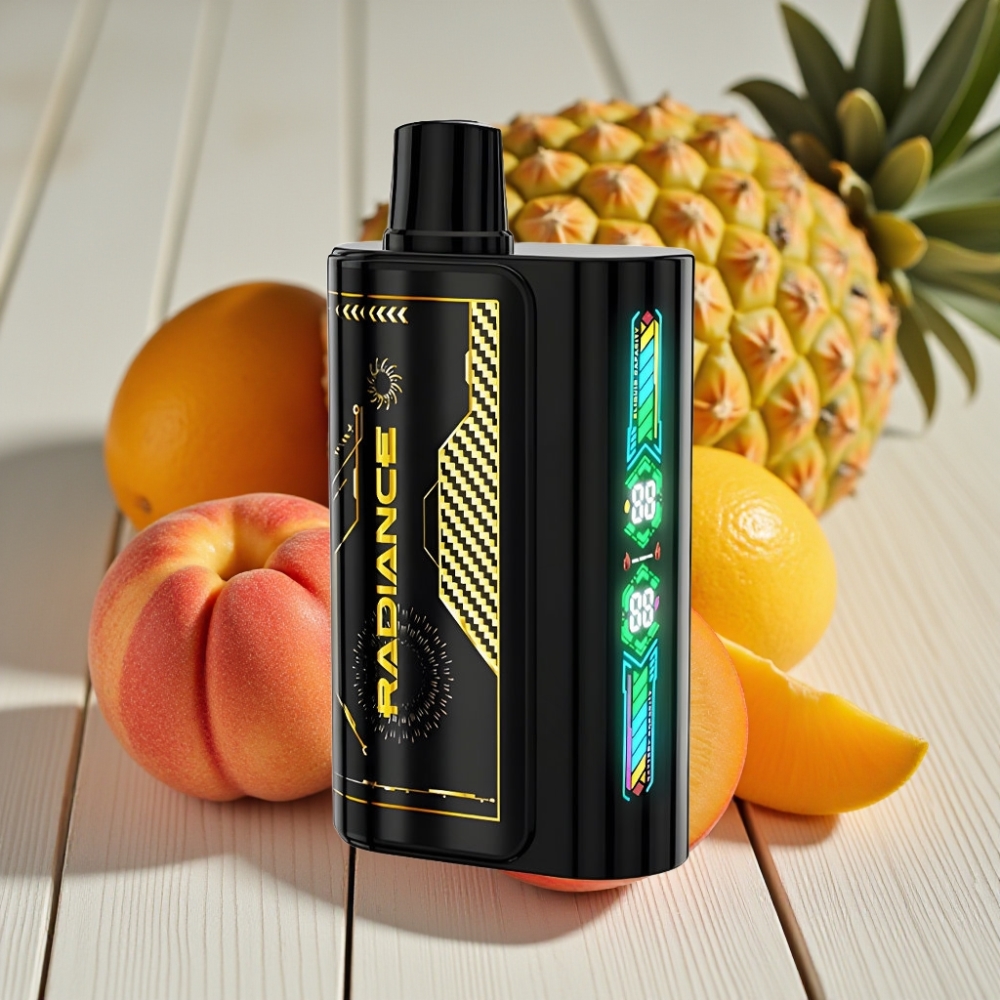 JNR Radiance 31000 Puffs Disposable Vape ΡΟΔΑΚΙΝΟ ΜΑΓΚΟ ΑΝΑΝΑΣ