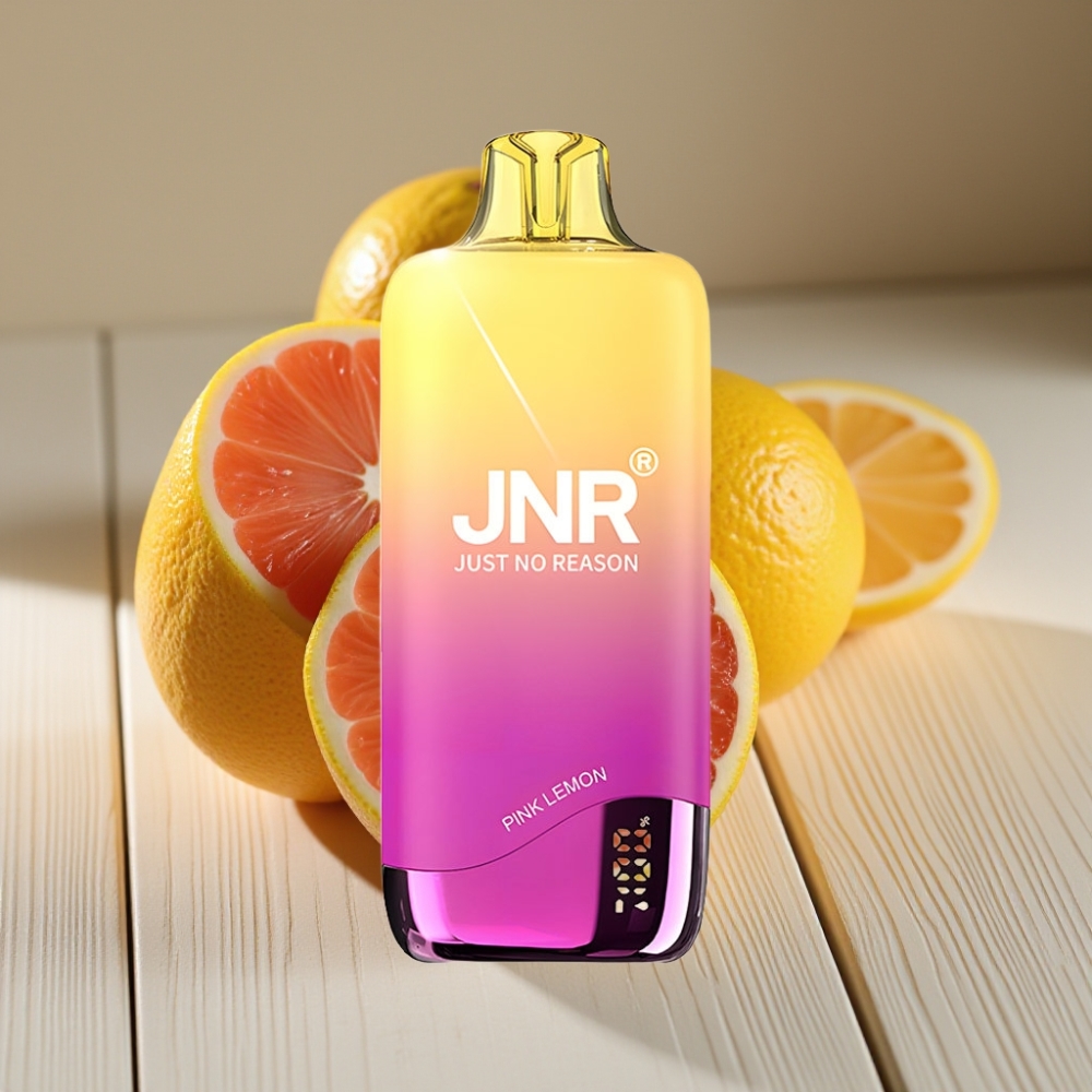 JNR Rainbow 10500 Puffs Disposable Vape Ροζ Λεμόνι με 18ml e-Liquid Tank και USB Type-C