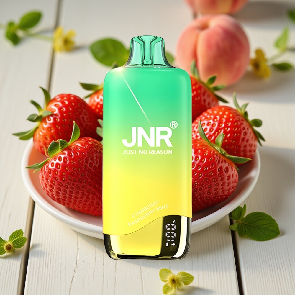 JNR Rainbow 10500 Puffs Disposable Vape Φράουλα Ροδάκινο Μέντα