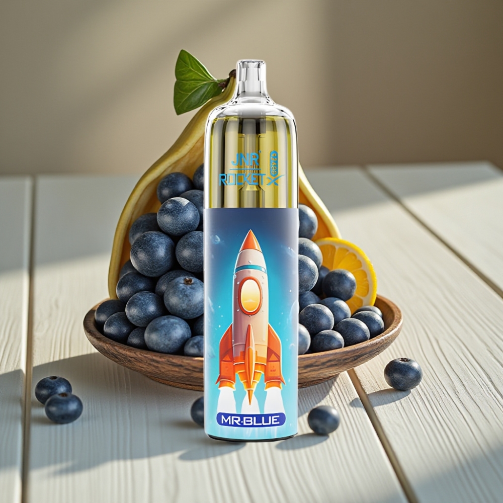 JNR Rocket-X 12400 Puffs Disposable Vape Κυανός & 1.2Ω Mesh Coil