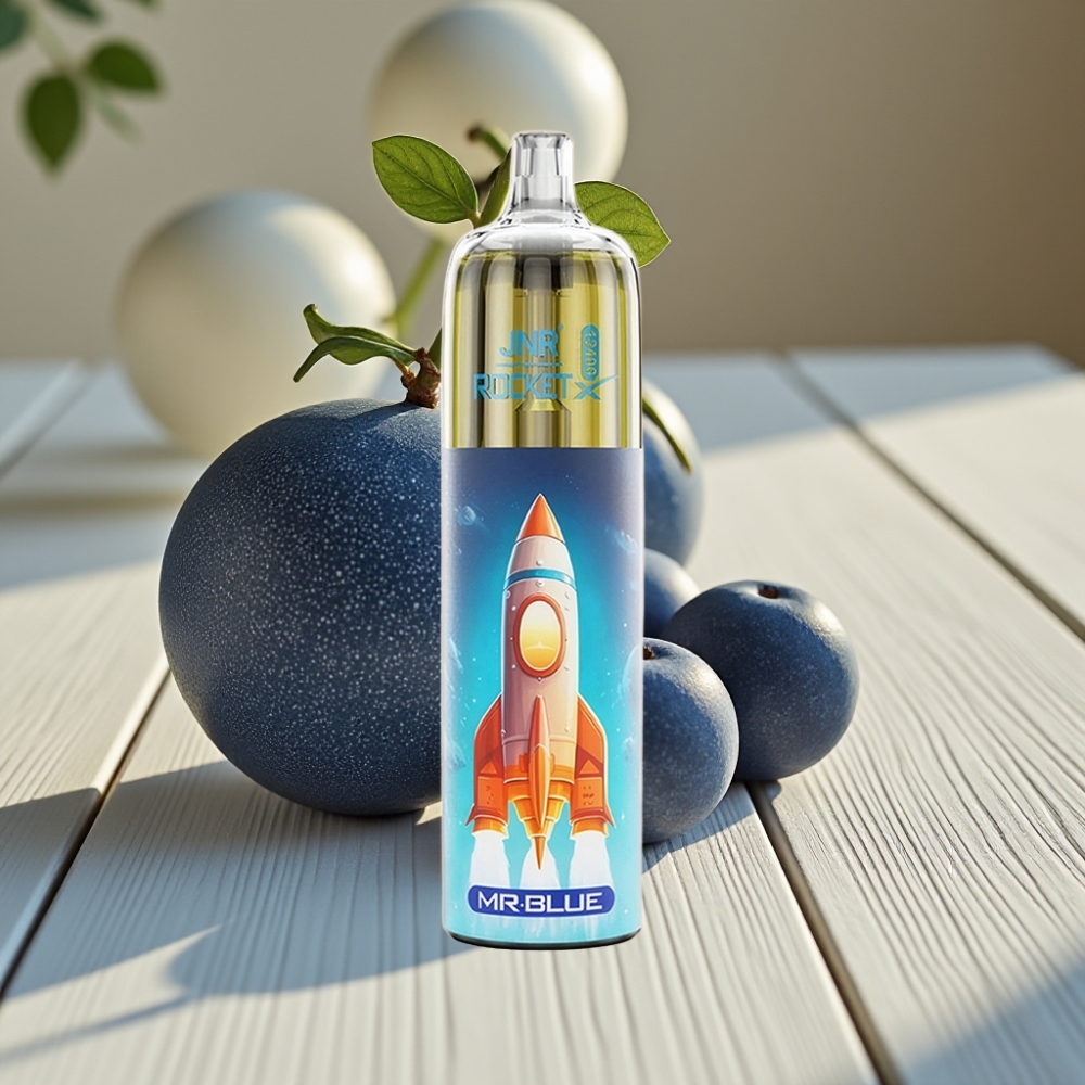 JNR Rocket-X 12400 Puffs Disposable Vape Κυανό με Adjustable Airflow και RGB Lights