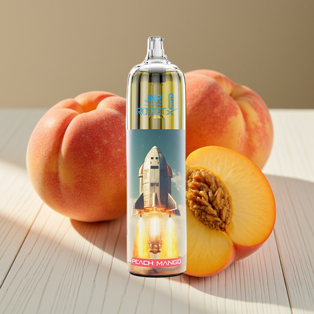 JNR Rocket-X 12400 Puffs vape distributor Greece Απορριπτέο Vape Ροδάκινο Μάνγο