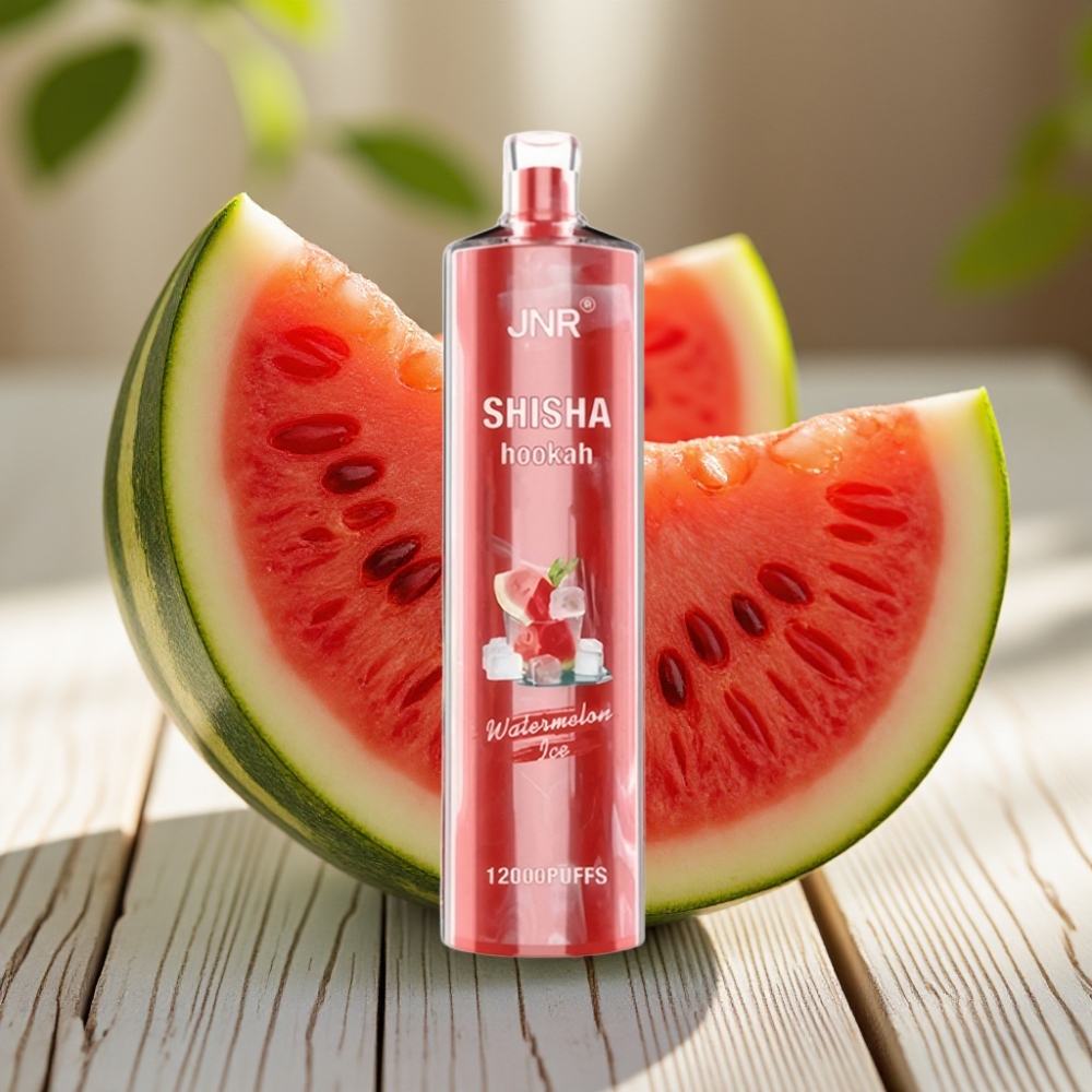 JNR Shisha Hookah 12000 Puffs Απορριπτέο Vape Καρπούζι Πάγος 24ml 750mAh
