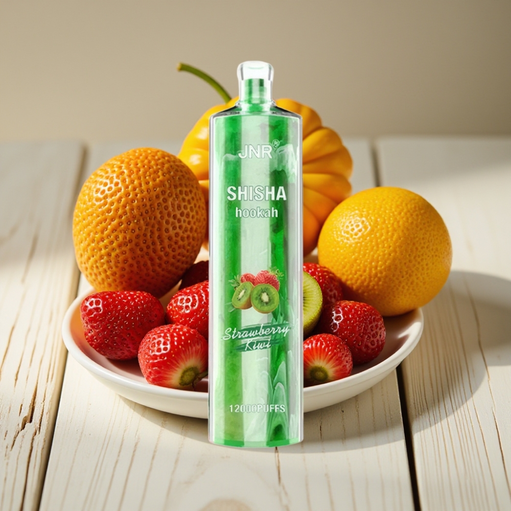 JNR Shisha Hookah 12000 Puffs vape distributor Greece Αναψυκτικό Φράουλα Κιβί