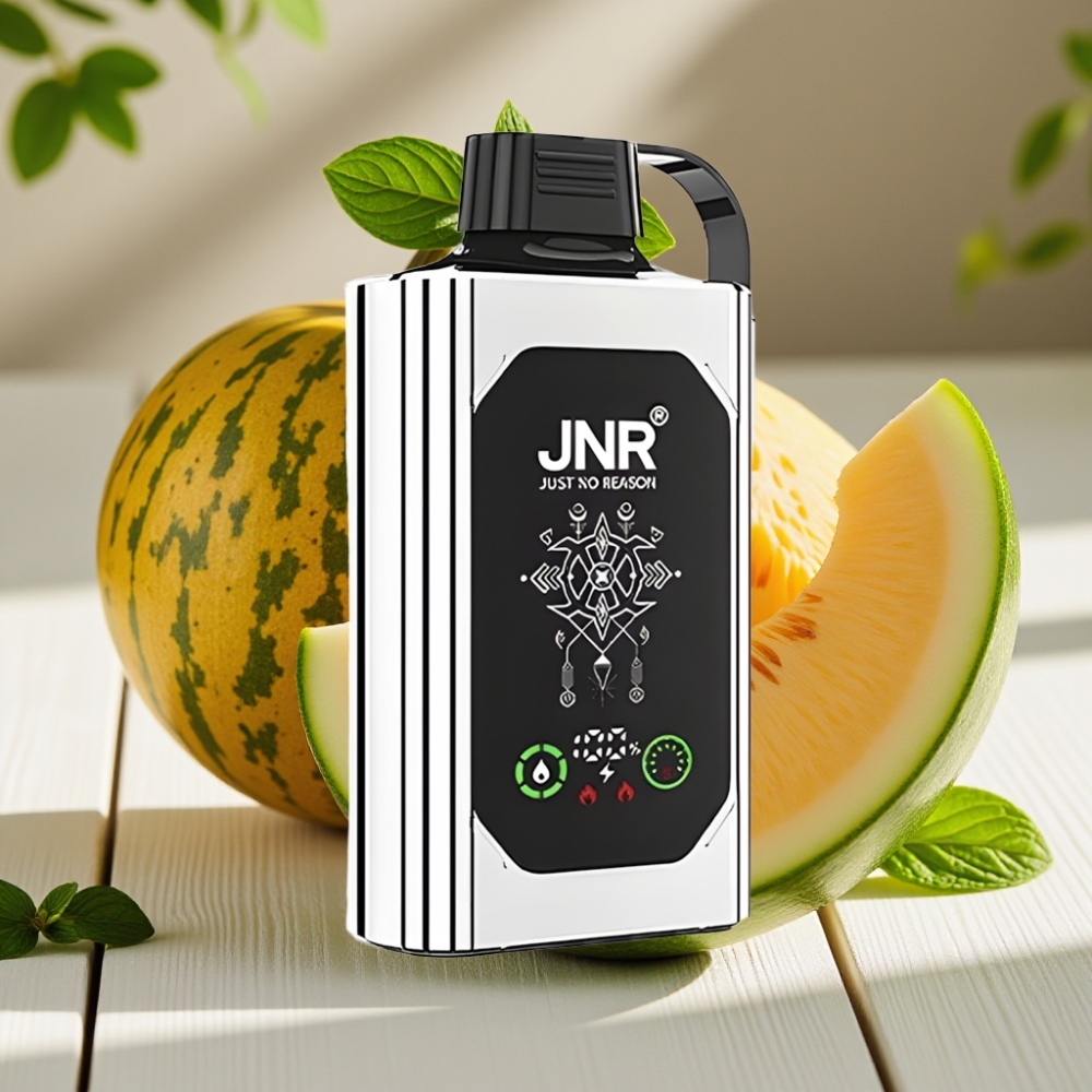 JNR Shisha Hookah Box 20500 Puffs Διπλό Πεπόνι Μέντα με Type-C Quick Charge