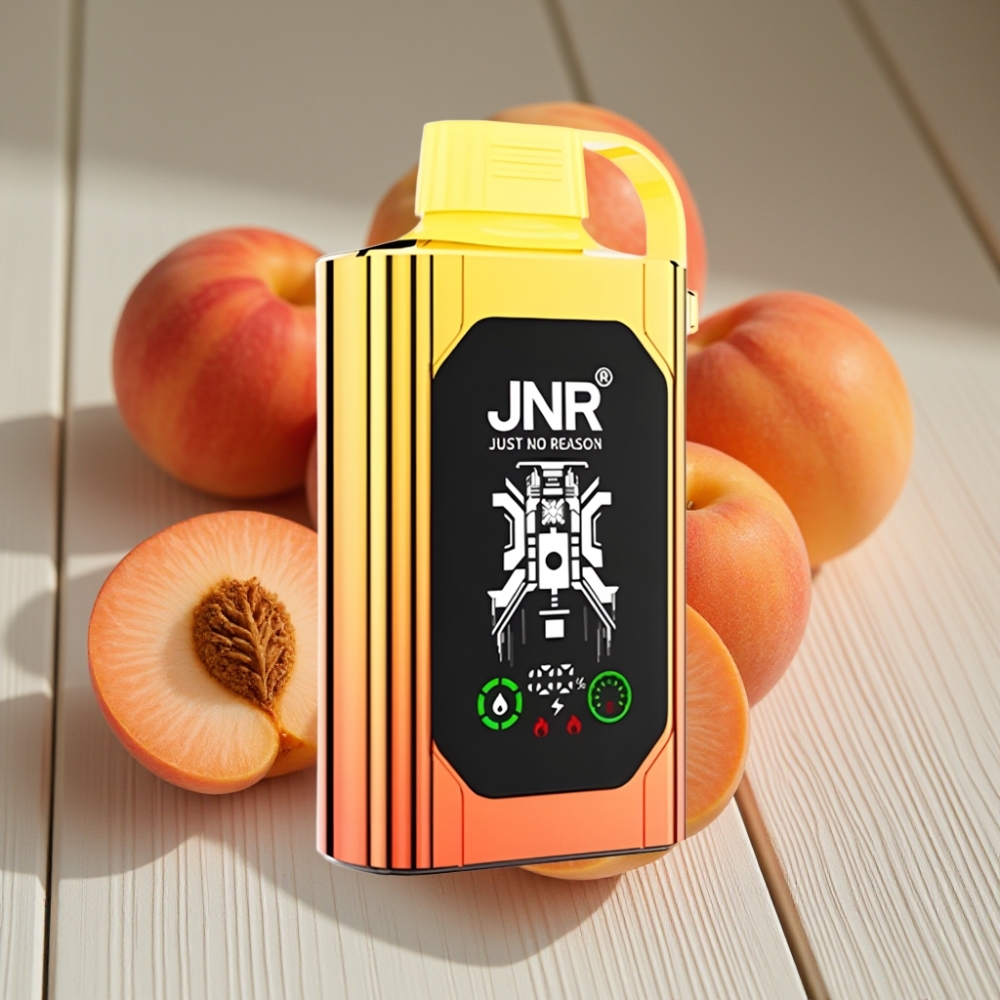 JNR Shisha Hookah Box 20500 Puffs Διαλυτό Vape Ζουμερά Ροδάκινα & 1000mAh