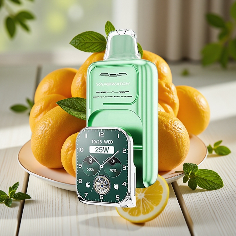 JNR VapeWatch 30000 Puffs Διασκεπτέος Ατμός Μαϊάμι Μέντα 1000mAh 19mL