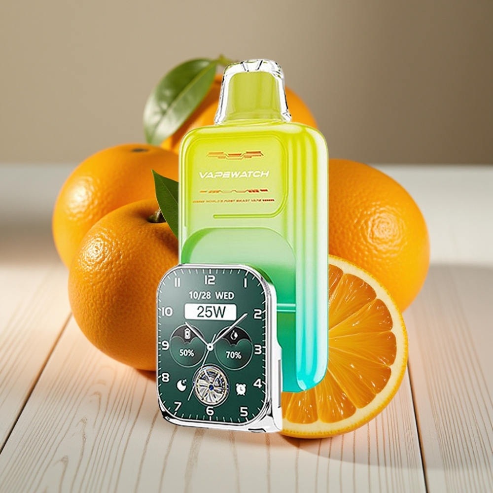 JNR VapeWatch 30000 Puffs Αχλαδομανταρινί Disposable Vape 1000mAh