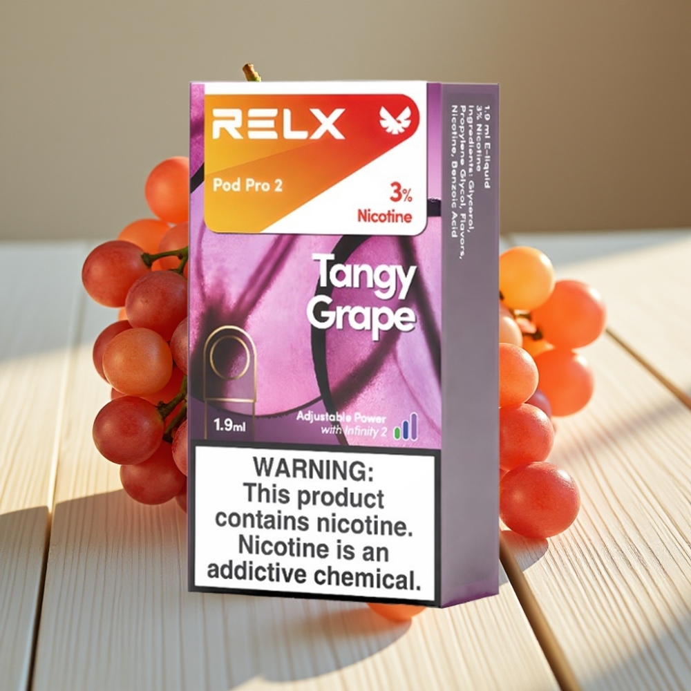 RELX Pod Pro 2 Όξινο Σταφύλι Νικοτίνη 3% 600 αναρρήξεις 1.9ml