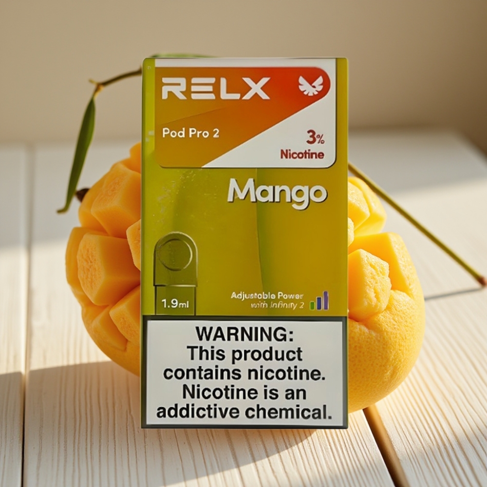 RELX Pod Pro 2 Μάνγκο Πάγο 3% 600 αναρρήξεις 1.9ml
