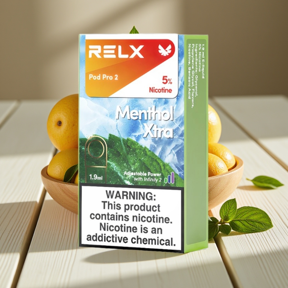 RELX Pod Pro 2 με Menthol Xtra – 5% Νικοτίνη, 600 τζούρες