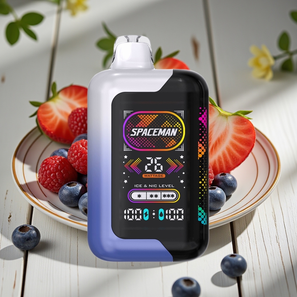 SMOK SPACEMAN SP40000 Disposable Vape Μπλε Razz Πάγος & SP40000 Μηδενική Νικοτίνη