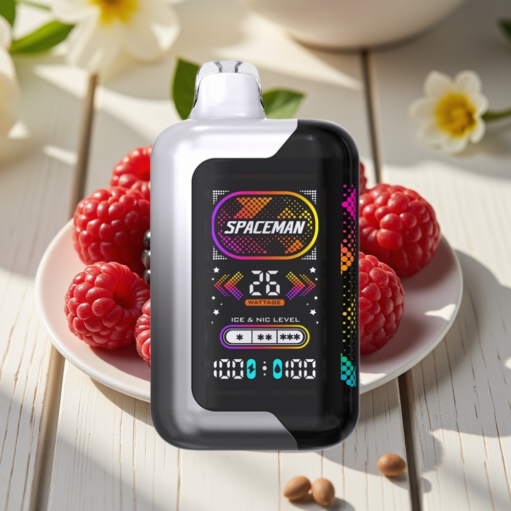 SMOK SPACEMAN SP40000 Disposable Vape Μάυρο Βατόμουρο Ραζ και SPACEMAN SP40000 Μηδέν Νικοτίνη