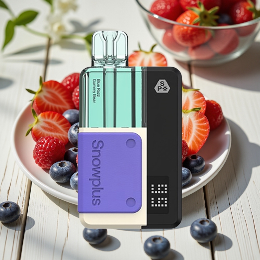 Snowplus Swift 5000 Puffs Prefilled Pod Kit Γαλάζιο Raspberry Καραμέλα Αρκούδα 1000 mAh