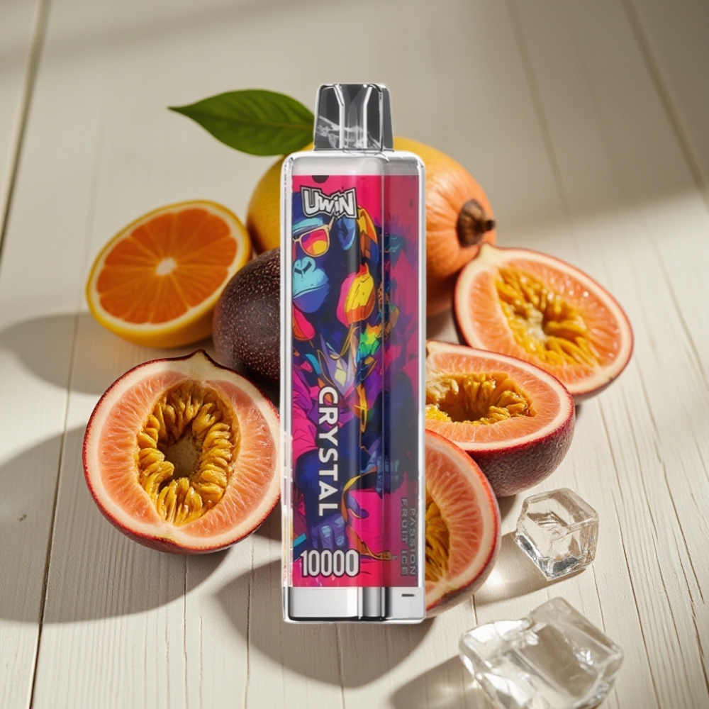 UWIN Crystal 10000 Puffs vape distributor Greece Απορριπτέο Vape Πάθος Φρούτο Πάγο
