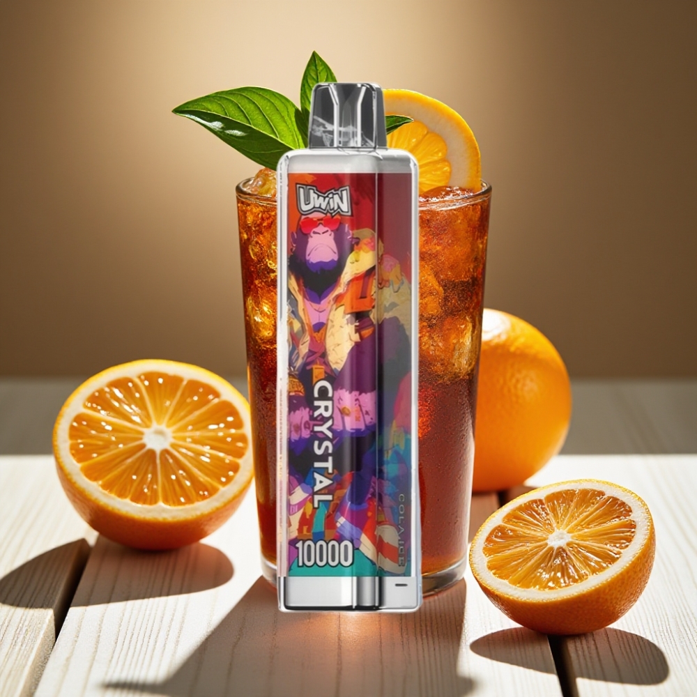 Uwin Crystal 10000 Puffs vape distributor Greece Αναψυκτικό Παγωμένης Κόλας