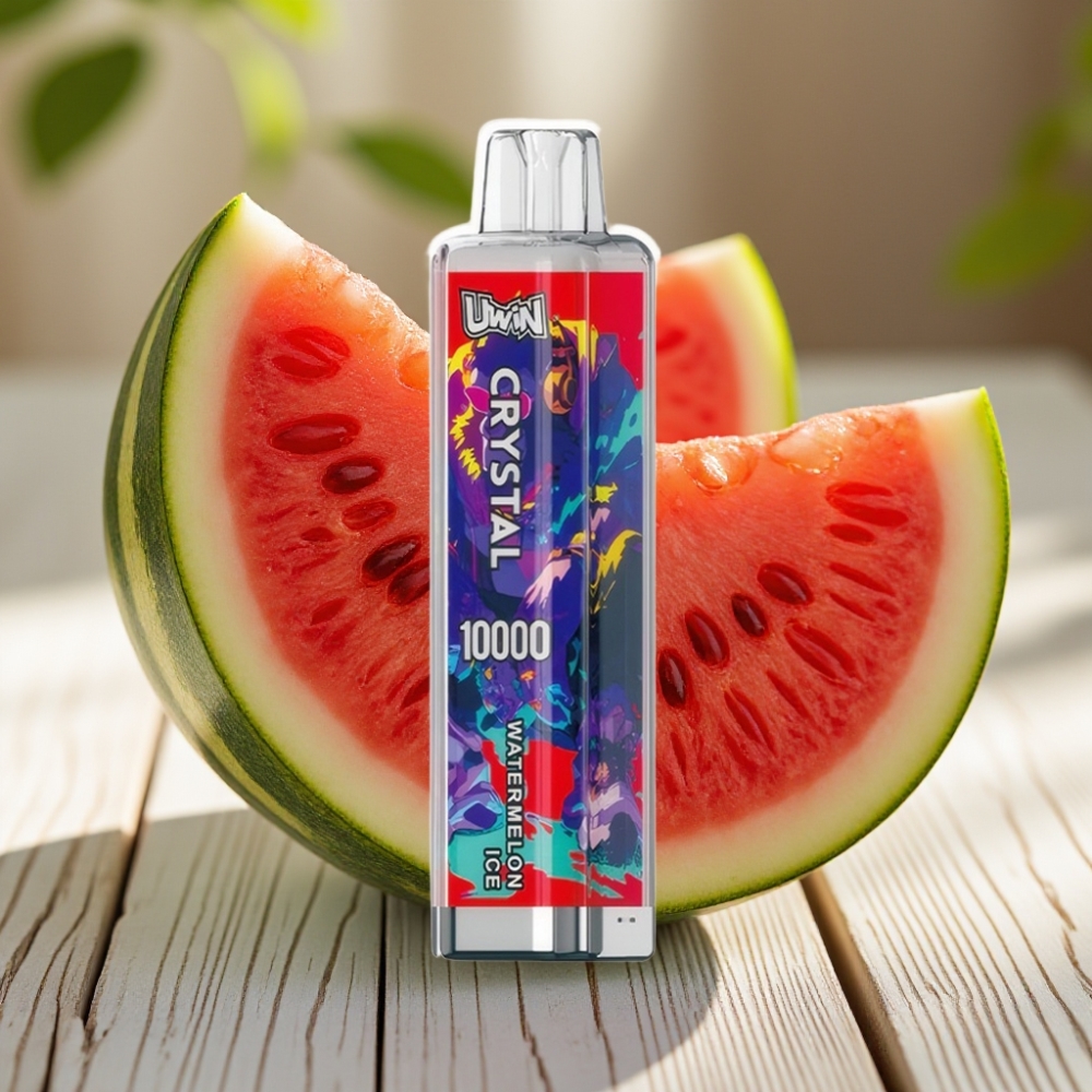 Uwin Crystal 10000 Puffs vape distributor Greece Απορριπτέο Vape Καρπούζι Πάγος