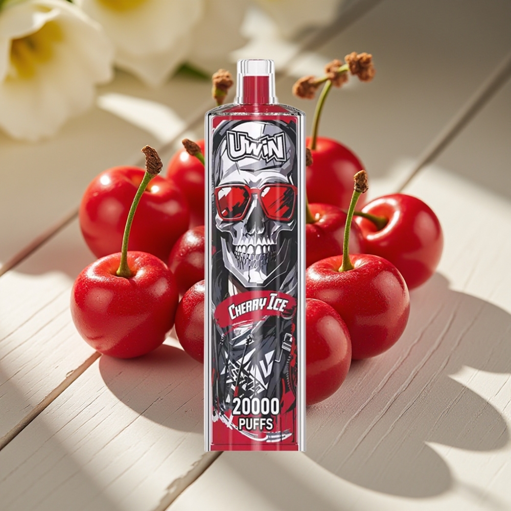 Uwin Shisha Hookah Crystal 20000 Puffs Κεράσι Πάγος Uwin Shisha Hookah Crystal 20000 Puffs 22ml