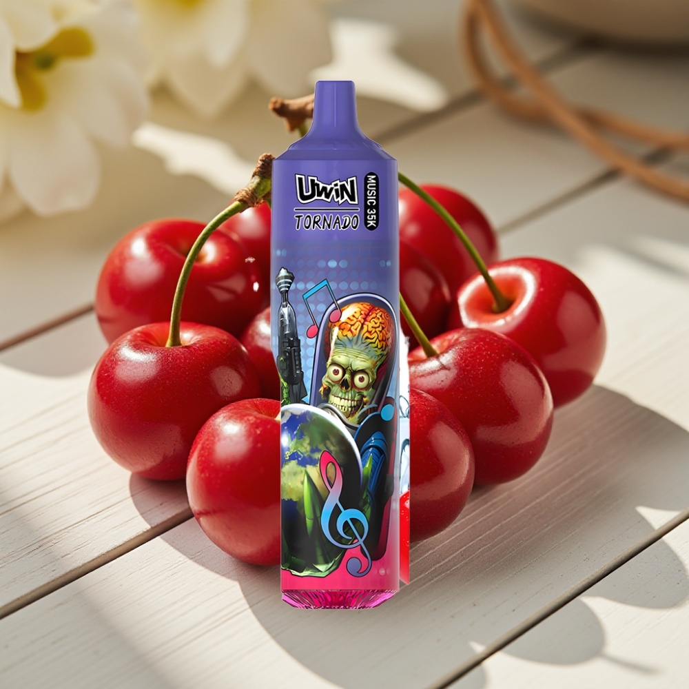 Uwin Tornado 35K Music Disposable Vape Κεράσι Κόλα 600mAh