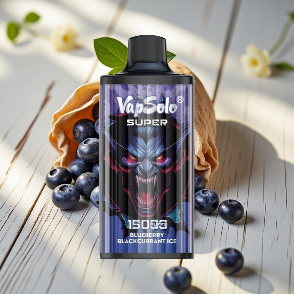 Vapsolo Super 15000 Puffs vape distributor Greece Αχλαδοκουμπουριού Παγωμένο