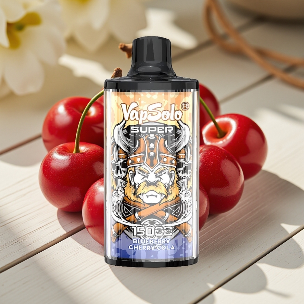 Vapsolo Super 15000 Puffs vape distributor Greece Αχλάδι Κολά 40ml 850mAh
